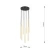 Selter lampa wisząca 7 PREMIUM GOLD 1332/7PREM ( 20% rabatu w koszyku)
